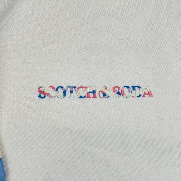 NWOT Scotch & Soda Mens Pullover Logo Hoodie Sweatshirt Sweater Size L (DEFECT) - Picture 5 of 16